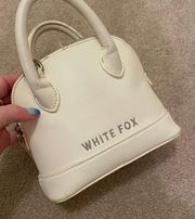 White Fox White Purse 