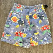 NWT The Limited Vintage Hawaiian High waist mom shorts sz 4