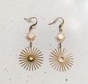 Sunburst Drop Earrings 