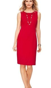 Talbot LUXE KNIT SHEATH DRESS - SOLID size 4 petite