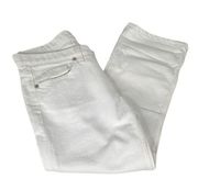 Express X2 Denim Laboratory Capri Jeans White Size 4