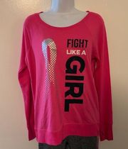 Ideology “Fight like a girl” sweatshirt