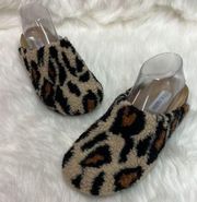 Steve Madden VESA Scuff Leopard Print Size 7 BIN 19