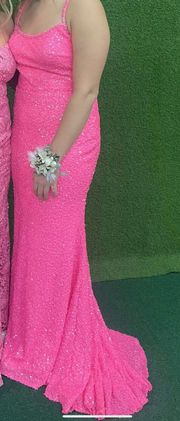 Hot Pink Prom Dress 