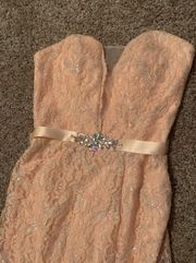 Pink Prom Dress Size 1/2