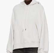 AllSaints Talow Drawstring Oversized Blush Pink Hoodie Sweatshirt