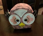 Pink Owl Coin Wallet Key Chain Purse