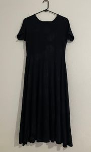 Black Short Sleeve Dress