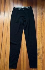 Marmot Black Thermal Baselayer Leggings Sz S