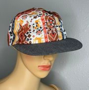 See The Good Clothing Company Colorful Native Western Pattern Flat Bill Hat