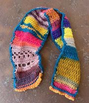 Beautiful knit colorful scarf 