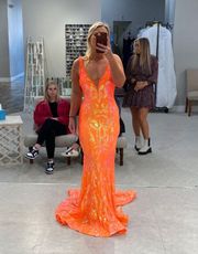 Orange  Prom Dress NWT