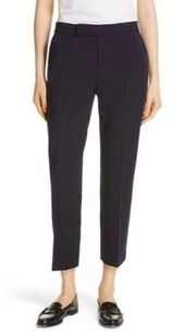 POLO RALPH LAUREN Wool Dress Pants Wool Blend Navy Blue Size 2 NWT Retail $268