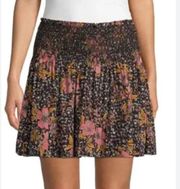 Zadig & Voltaire Silk Pleated Skirt Jesse Print 100% Silk Size 38 8