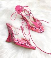 Floral Wedge Sandals