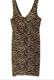 Robbie Bee Leopard Print Dress​ NWOT