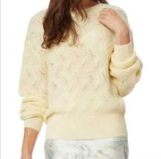 Habitual Ayla Long Sleeve Knit Yellow Sweater XL
