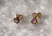 Multicolor Rhinestone Earrings