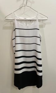 Black And White Striped Dress