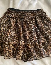 ZARA Cheetah Skort