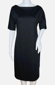 Covington Dress Size Medium Black Sheath Dress Modern Classic Career Minimalist