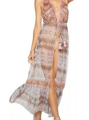 Ramy Brook Silas Printed Maxi Swim Coverup Women