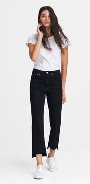 Rag & Bone Nina High-Rise Stove Pipe Cropped Jeans Size 31