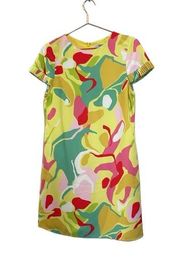 Floral Crosby by Mollie Burch floral yello, pink, and red dress. NWT