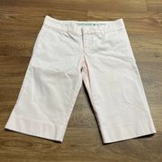 Juicy Couture Jeans Cotton Pink Bermuda Walking Shorts Womens Size 26 USA 90s