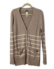 PATAGONIA STRIPED WOOL CARDIGAN