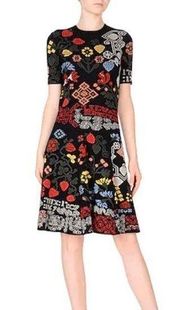 NWOT Alexander McQueen cross stitch knit dress