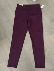 BNWT banana republic BR Standard leggings in deep purple size medium