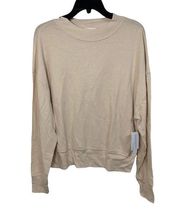 ABOUND Beige Oatmeal Pullover Sweater Size Medium NEW