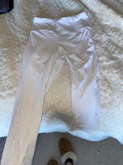 90 Degrees by Reflex Cropped White Leggings