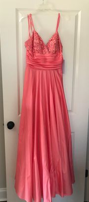 NWT CORAL GOWN
