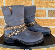 HOLLYWOOD TRADING COMPANY HTC biker boots 39