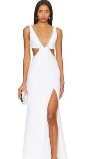 MAJORELLE Matteson Gown in White