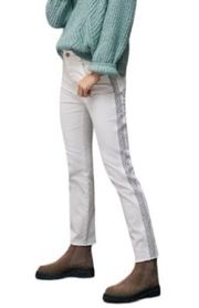 Anthropologie Pilcro Ultra High Rise Side Striped Slim Jeans 27