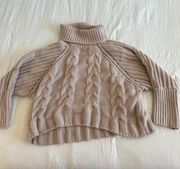 Chenille Cropped Sweater