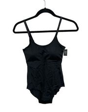 NEW Vince Camuto Bodysuit Size Medium Womens Black Adjustable Straps Stretchy