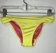 Victoria’s Secret PINK Bikini Bottoms Size XS Solid Yellow