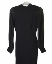 High Neck Long Sleeve Dress