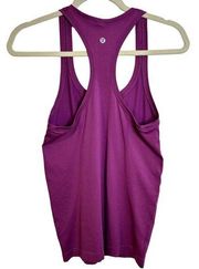 Lululemon Swiftly Tech Tank 2.0 Womens Size 4 Vivid Plum Purple Fuschia