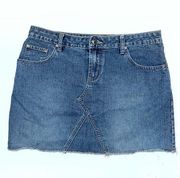 AEROPOSTALE Women’s Blue Denim Short Mini Jean Skirt 3/4 Y2K Retro