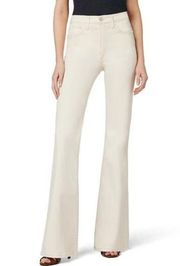 Joe’s Jeans  Molly High Rise Flare Jeans in Ecru Winter White 70s Size 28 New