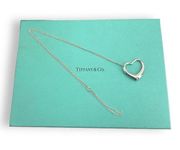 Tiffany Big heart long necklace