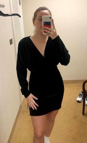 Gianni Bini Black Velvet Dress