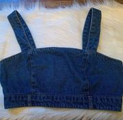 Forever 21 Denim Crop Top