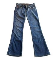 Genetic Denim Recessive Gene Jeans Blue Size 27 Flare Distressed Vintage