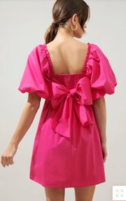 Marion Oversized Puff Sleeve Babydoll Mini Dres